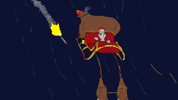 Santa Enters Unauthorized Airspace