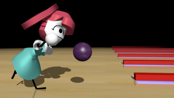 Paint Gal Goes Bowling