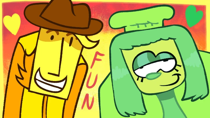 Yellow and Green interaction - Deltarune