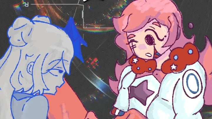 Eleanor (Weathergirl) x Miki (human) from flavor foley
