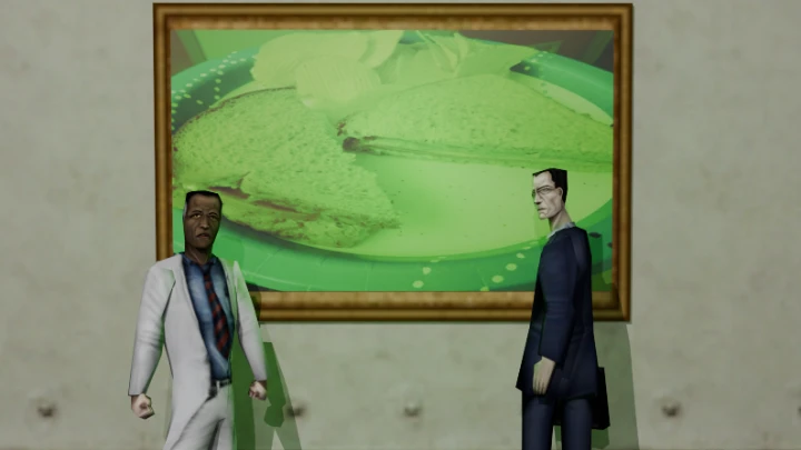 Gman Eats His Greens in a Sophisticated Manner