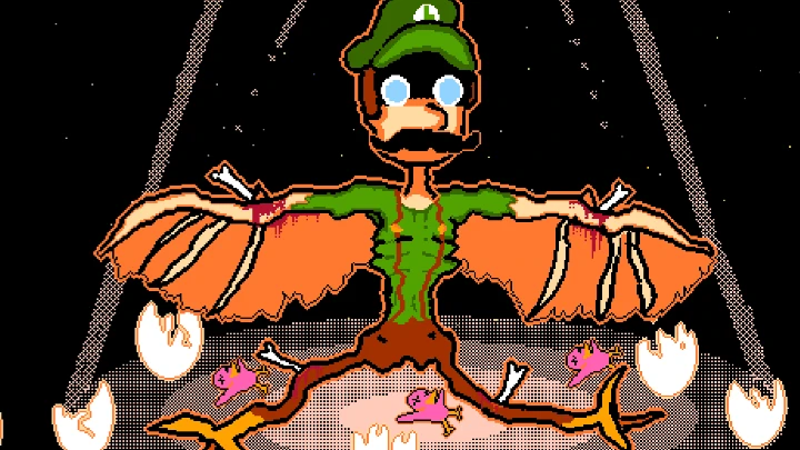 LUIGI LAYS AN EGG