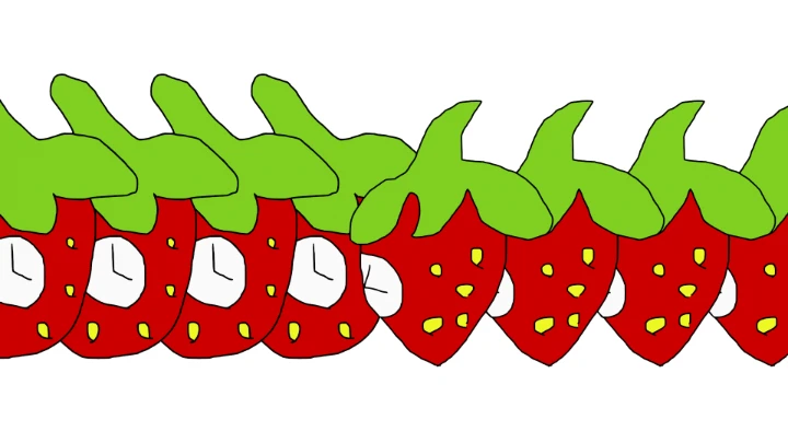 Looping the strawberry clock crew