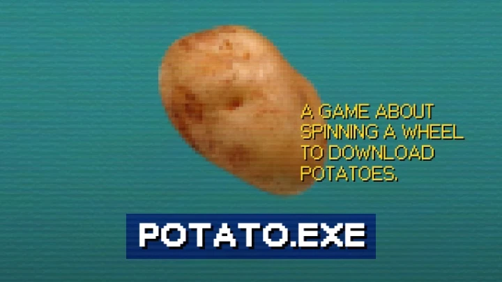 Potato.exe - A Game About Spinning a Wheel to Download Potatoes