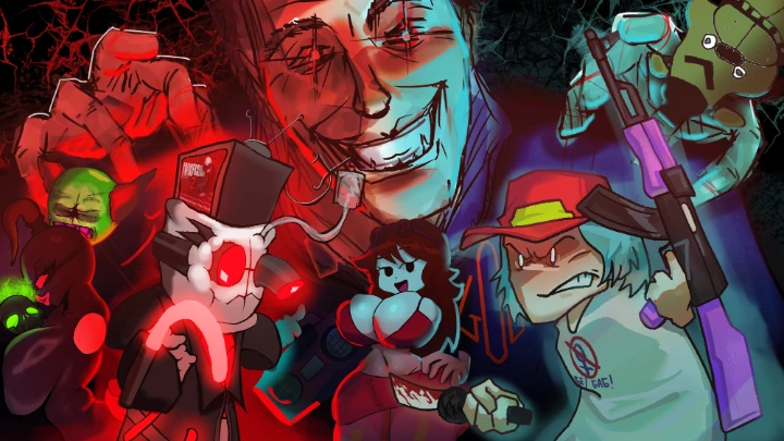 Boyfrend vs Jeff the D1DDL3R: MEGACOLLAB #MadnessDay2026 [Hackerman 2: Jsoullvation]