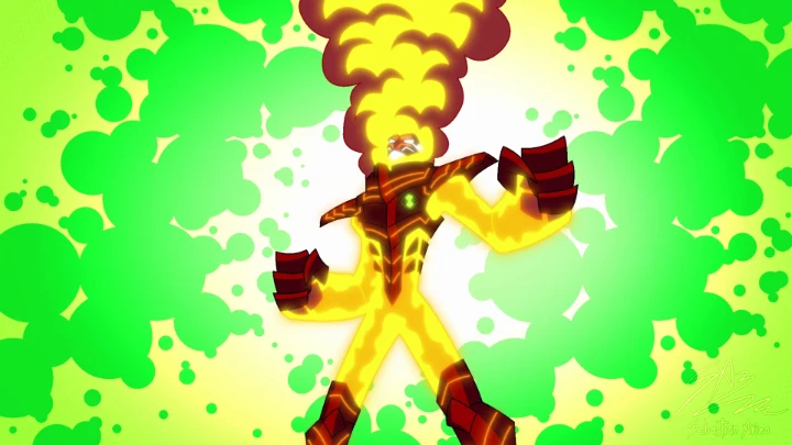 Ben 10 Dynamite - Heatblast Transformation