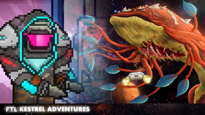 Diving into a space whale
