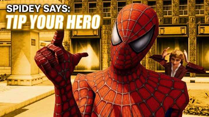 Spidey Says: Tip Your Hero