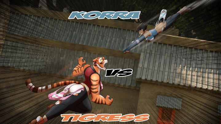 Korra vs Tigress Extended edition.