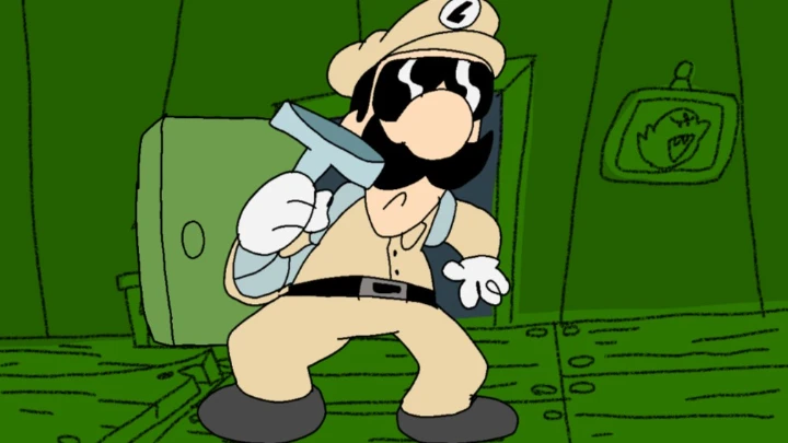 Luigi the Ghostbuster!