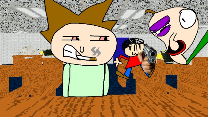 CORRUPTED OLD Baldi Parody I've made