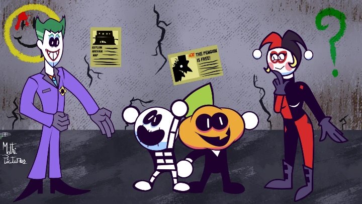 Joker And Harley Quinn in Spooky Month🎃💀🤡🔶 -Animation