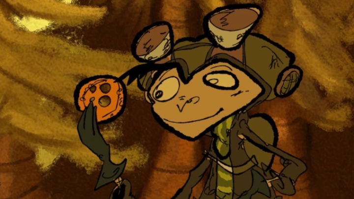 Chloe and Raz interaction —Psychonauts animation——