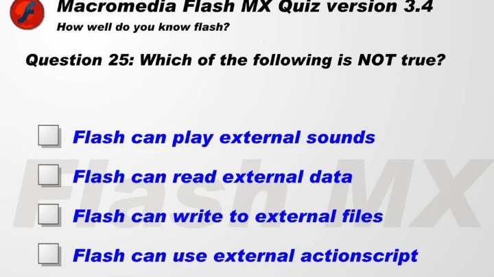 Flash Quiz