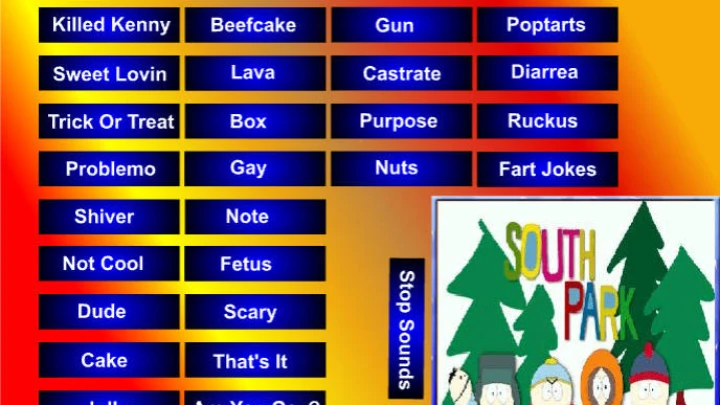 South Park:Soundboard