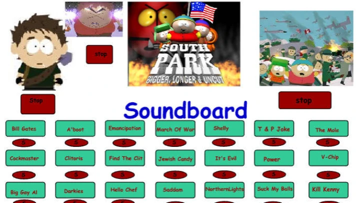 South Park Movie SoundBrd