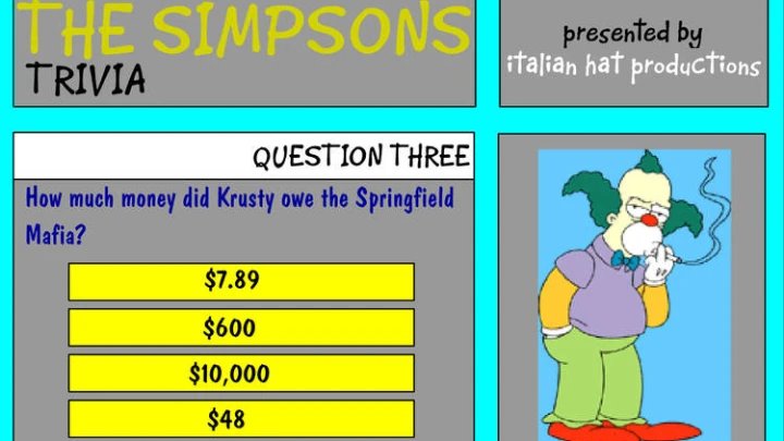 Simpsons Trivia