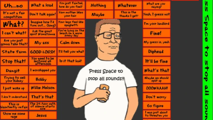 Hank Hill Soundboard
