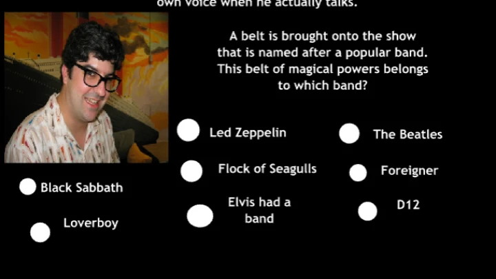 Aqua Teen Quiz