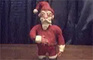 Wrapping Santa (clay)