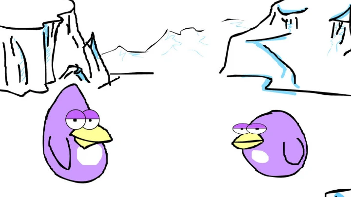 Purple Penguins