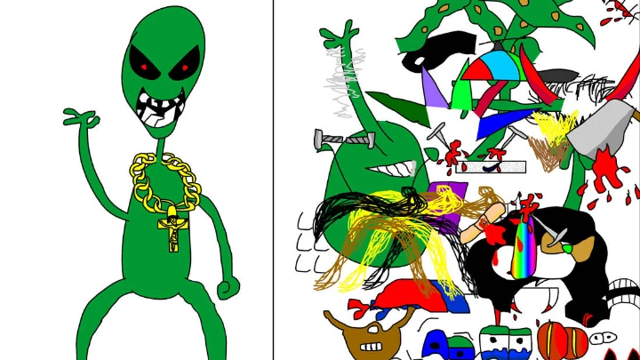 make a alien!
