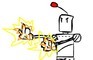 Peeman vs Evil Robot