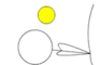 Stick man vs. the ball