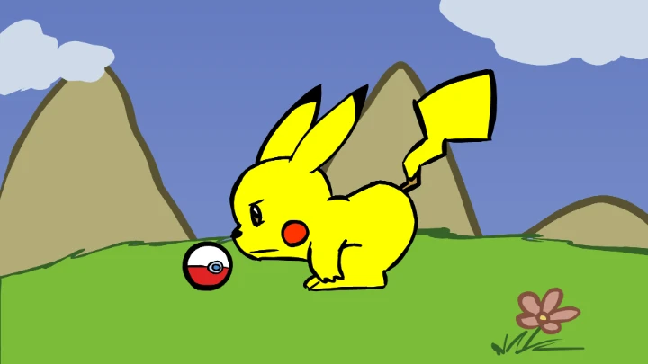 Pikachu vs Pokeball