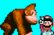 Donkey Kong Lifts Mario