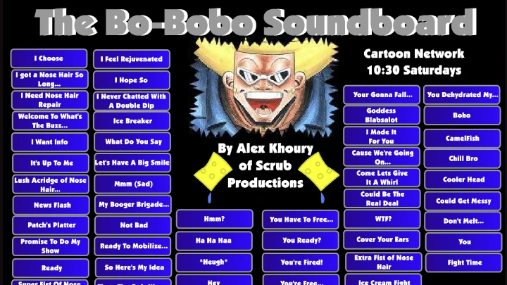 The Bo-BoBo Soundboard