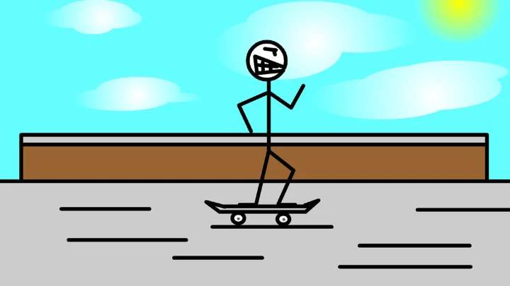 Bob Dole skateboarding