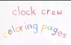 Clock Crew Coloring Pages
