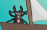 StagBeetle Sails a Boat