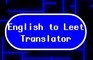 Leet Lock Translator