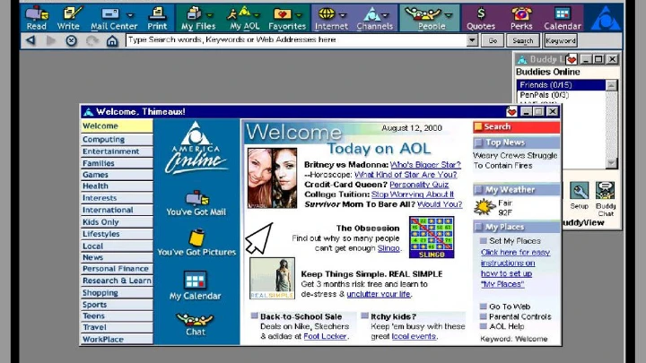 AOL Advertisement