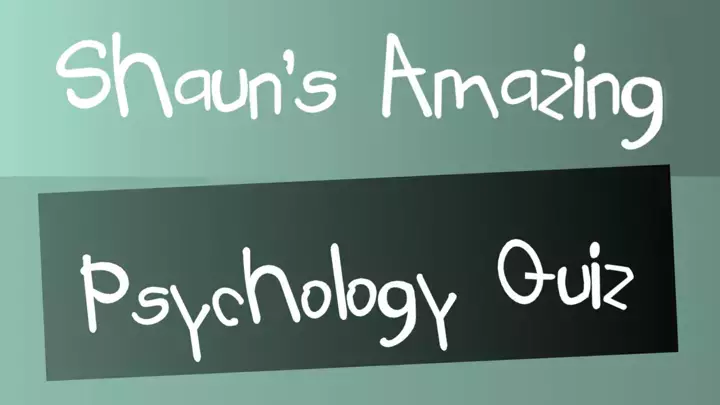Amazing Psychology Quiz