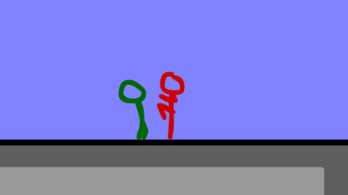 Red vs Green (stickfight)