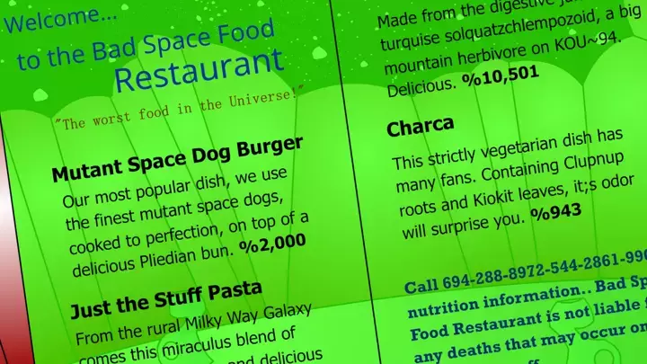 Bad Space Food Restaurant