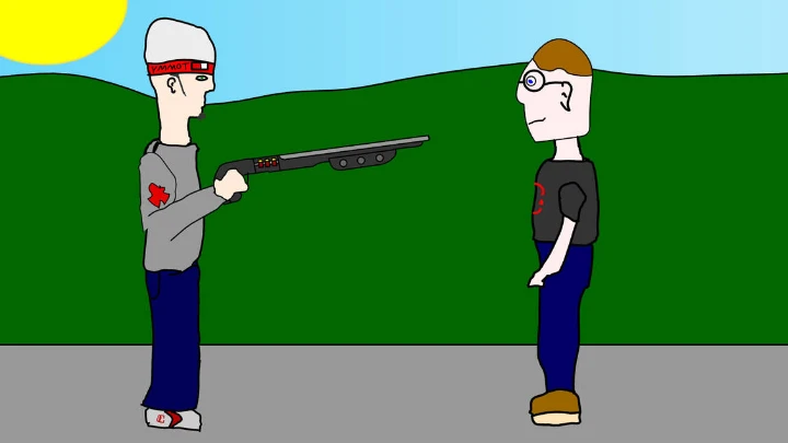 Poser Gets Shot