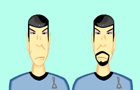 Good and Evil Spock