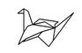 Origami swan
