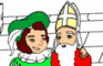 Sint and Piet coloring