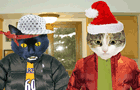 Christmas Rappin' Cats