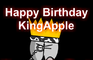 Happy Birthday KingApple
