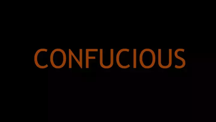 Confucious - The Guide