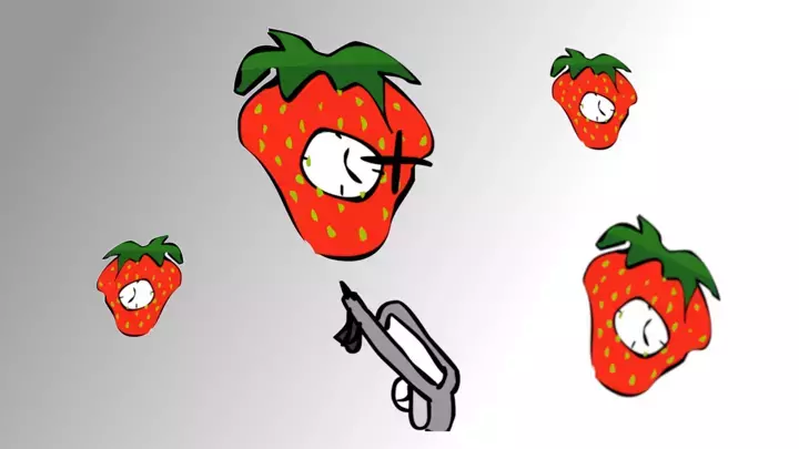 Strawberry Shooter Game