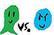 Blue Figure vs Green Blob