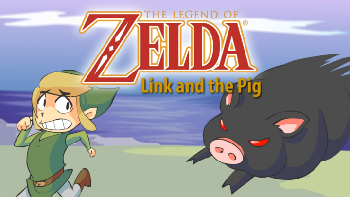 Zelda- Link and the Pig