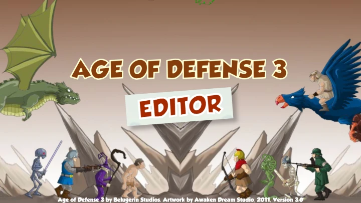 Age of Defense 3: Editor